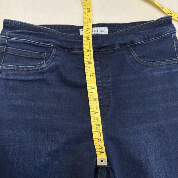 American Tall Blue Denim Jegging Jeans Mid Rise Dark Wash Size MT M TALL - Picture 10 of 12